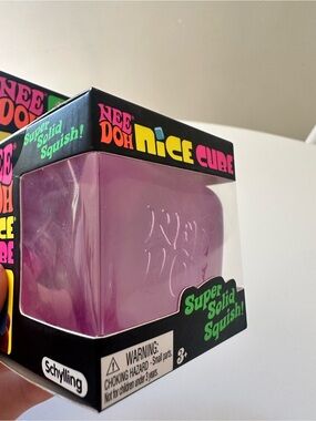 NeeDoh Nice Cube Purple Sugar Squish Authentic Schylling